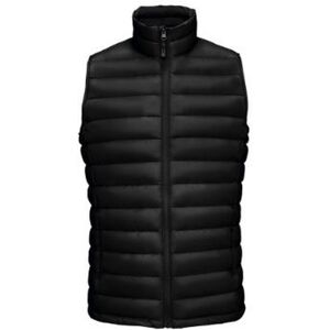 Sols Mens Wilson Lightweight Padded Bodywarmer (Black) - Size Large Sols Mens Wilson Lightweight Padded Bodywarmer (Black) - Size Large