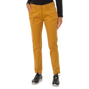 Napapijri Mens Mariel Long Trousers With Ribbed Hems Ga4fod Man - Brown Cotton - Size Eu 28 Napapijri Mens Mariel Long Trousers With Ribbed Hems Ga4fod Man - Brown Cotton - Size Eu 28