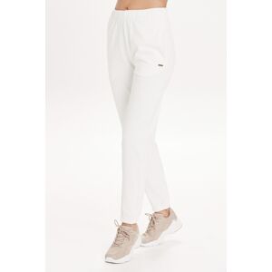 Sosandar Womens Marley Ivory Super Soft Rib Slim Fit Joggers - White Cotton - Size 18 Uk Sosandar Womens Marley Ivory Super Soft Rib Slim Fit Joggers - White Cotton - Size 18 Uk