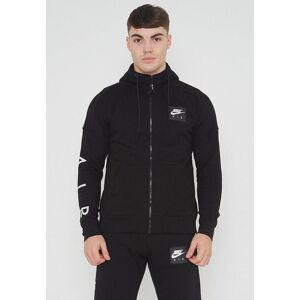Nike Air Fleece Mens Zip Through Hoodie In Black - Size Small Nike Air Fleece Mens Zip Through Hoodie In Black - Size Small