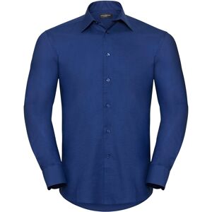 Russell Athletic Collection Mens Oxford Easy-Care Tailored Long-Sleeved Shirt (Bright Royal Blue) - Navy/blue - Size 15.5 Inch Russell Athletic Collection Mens Oxford Easy-Care Tailored Long-Sleeved Shirt (Bright Royal Blue) - Navy/blue - Size 15.5 Inch