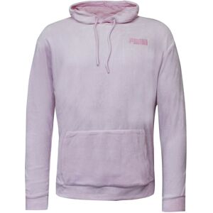 Puma Velour Hoodie Embroidered Logo Pink Jumper - Womens Textile - Size Large Puma Velour Hoodie Embroidered Logo Pink Jumper - Womens Textile - Size Large