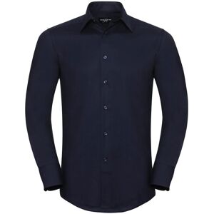 Russell Athletic Collection Mens Long Sleeve Easy Care Tailored Oxford Shirt (Bright Navy) - Multicolour - Size 15 Inch Russell Athletic Collection Mens Long Sleeve Easy Care Tailored Oxford Shirt (Bright Navy) - Multicolour - Size 15 Inch