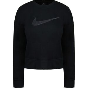Nike Dri-Fit Oversized Long Sleeve Crew Neck Black Womens Sweatshirt Cu5507 010 Cotton - Size Medium Nike Dri-Fit Oversized Long Sleeve Crew Neck Black Womens Sweatshirt Cu5507 010 Cotton - Size Medium