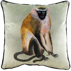 Evans Lichfield Kibale Monkey Piped Feather Filled Cushion - Multicolour - One Size Evans Lichfield Kibale Monkey Piped Feather Filled Cushion - Multicolour - One Size
