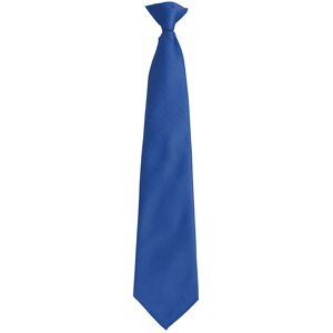 Premier Unisex Adult Colours Fashion Plain Clip-On Tie (Royal Blue) - One Size Premier Unisex Adult Colours Fashion Plain Clip-On Tie (Royal Blue) - One Size