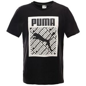 Puma Graphic Logo Mens Black T-Shirt Cotton - Size X-Small Puma Graphic Logo Mens Black T-Shirt Cotton - Size X-Small