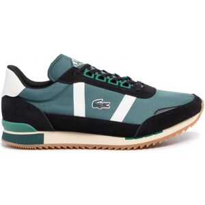 Lacoste Partner Retro 319 1 Sma Mens Green/black Trainers - Blue Leather - Size Uk 10.5 Lacoste Partner Retro 319 1 Sma Mens Green/black Trainers - Blue Leather - Size Uk 10.5