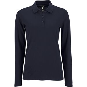 Sols Womens/ladies Perfect Long Sleeve Pique Polo Shirt (French Navy) - Multicolour - Size 2xl Sols Womens/ladies Perfect Long Sleeve Pique Polo Shirt (French Navy) - Multicolour - Size 2xl