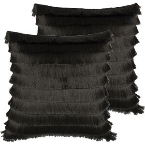 Furn. Flicker Cushions (Twin Pack) - Dark Grey - Size 45 Cm X 45 Cm Furn. Flicker Cushions (Twin Pack) - Dark Grey - Size 45 Cm X 45 Cm