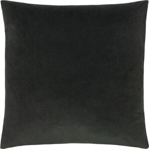 Paoletti Sunningdale Velvet Square Feather Filled Cushion - Grey - One Size Paoletti Sunningdale Velvet Square Feather Filled Cushion - Grey - One Size