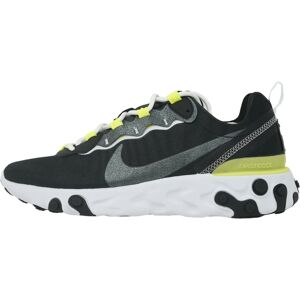 Nike React Element 55 Se Lace-Up Black Synthetic Womens Trainers Cn3591_001 Cotton - Size Uk 5.5 Nike React Element 55 Se Lace-Up Black Synthetic Womens Trainers Cn3591_001 Cotton - Size Uk 5.5