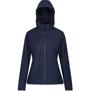Regatta Womens/ladies Venturer Hooded Soft Shell Jacket (Navy) - Size 16 Uk Regatta Womens/ladies Venturer Hooded Soft Shell Jacket (Navy) - Size 16 Uk