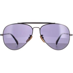 David Beckham Aviator Mens Dark Ruthenium Grey Polarized Db1004/s Metal - One Size David Beckham Aviator Mens Dark Ruthenium Grey Polarized Db1004/s Metal - One Size