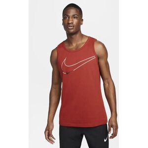 Nike Dri-Fit Mens Graphic Training Tank Vest In Red Cotton - Size Small Nike Dri-Fit Mens Graphic Training Tank Vest In Red Cotton - Size Small