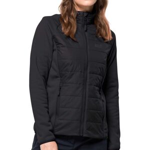 Jack Wolfskin Bergland Hybrid Down Womens Jacket - Black - Size X-Large Jack Wolfskin Bergland Hybrid Down Womens Jacket - Black - Size X-Large