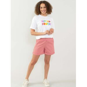 Kite Clothing Womens Matravers Shorts Ticking - Red Cotton - Size 6 Uk Kite Clothing Womens Matravers Shorts Ticking - Red Cotton - Size 6 Uk