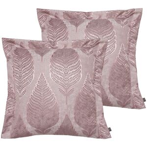 Prestigious Textiles Treasure Cushions (Twin Pack) - Pink - Size 50 Cm X 50 Cm Prestigious Textiles Treasure Cushions (Twin Pack) - Pink - Size 50 Cm X 50 Cm