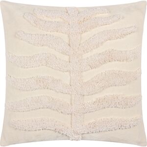 Furn. Dakota Tufted Feather Filled Cushion - Natural Cotton - Size 45 Cm X 45 Cm Furn. Dakota Tufted Feather Filled Cushion - Natural Cotton - Size 45 Cm X 45 Cm