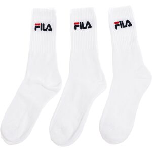 Fila Pack-3 High-Top Socks F9505 Unisex - White Cotton - Size Uk 2.5-5 Fila Pack-3 High-Top Socks F9505 Unisex - White Cotton - Size Uk 2.5-5