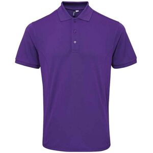 Premier Mens Coolchecker Plus Piqu Polo Shirt (Purple) - Size 3xl Premier Mens Coolchecker Plus Piqu Polo Shirt (Purple) - Size 3xl