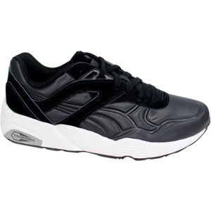 Puma Trinomic R698 Matt & Shine Black Mens Lace Up Trainers 359305 02 B19a Leather - Size Uk 3.5 Puma Trinomic R698 Matt & Shine Black Mens Lace Up Trainers 359305 02 B19a Leather - Size Uk 3.5