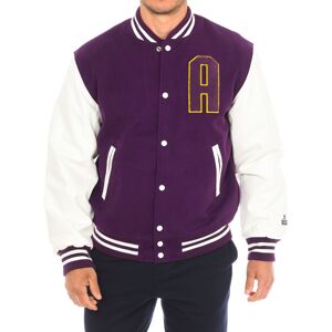 Attica Sporting Goods At-Fw22-009 Mens Baseball Jacket - Lilac - Size Medium Attica Sporting Goods At-Fw22-009 Mens Baseball Jacket - Lilac - Size Medium