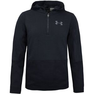Under Armour Boys Threadborne Ridge Hoodie Half Zip Jumper 1299355 001 - Black Textile - Size X-Small Under Armour Boys Threadborne Ridge Hoodie Half Zip Jumper 1299355 001 - Black Textile - Size X-Small