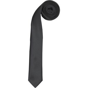 Premier Tie - Mens Slim Retro Work Tie (Pack Of 2) (Black) - One Size Premier Tie - Mens Slim Retro Work Tie (Pack Of 2) (Black) - One Size