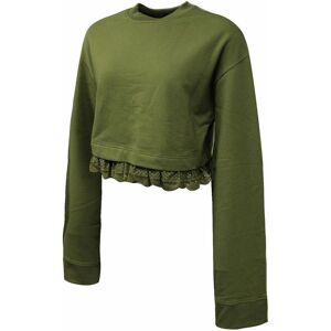 Puma X Rihanna Fenty Long Sleeve Crew Neck Dark Olive Womens Sweaters 574289 02 - Green Cotton - Size 8 Uk Puma X Rihanna Fenty Long Sleeve Crew Neck Dark Olive Womens Sweaters 574289 02 - Green Cotton - Size 8 Uk