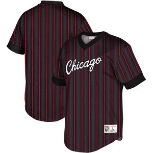 Mitchell & Ness Nba Chicago Bulls Wordmark Mesh Mens T-Shirt - Black - Size Small Mitchell & Ness Nba Chicago Bulls Wordmark Mesh Mens T-Shirt - Black - Size Small