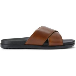 Kg Kurt Geiger Mens Leather Rome Sandals - Tan Leather (Archived) - Size Uk 6 Kg Kurt Geiger Mens Leather Rome Sandals - Tan Leather (Archived) - Size Uk 6