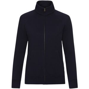 Fruit Of The Loom Womens/ladies Premium Lady Fit Sweat Jacket (Deep Navy) - Blue - Size 2xl Fruit Of The Loom Womens/ladies Premium Lady Fit Sweat Jacket (Deep Navy) - Blue - Size 2xl