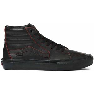 Vans Skate Sk8-Hi Black Mens Shoes Leather - Size Uk 2.5 Vans Skate Sk8-Hi Black Mens Shoes Leather - Size Uk 2.5