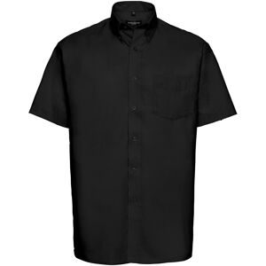 Russell Athletic Collection Mens Oxford Easy-Care Short-Sleeved Shirt (Black) - Size 14.5 Inch Russell Athletic Collection Mens Oxford Easy-Care Short-Sleeved Shirt (Black) - Size 14.5 Inch