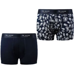 Ted Baker Claytt 2-Pack Mens Navy Modal Trunks - Size Large Ted Baker Claytt 2-Pack Mens Navy Modal Trunks - Size Large