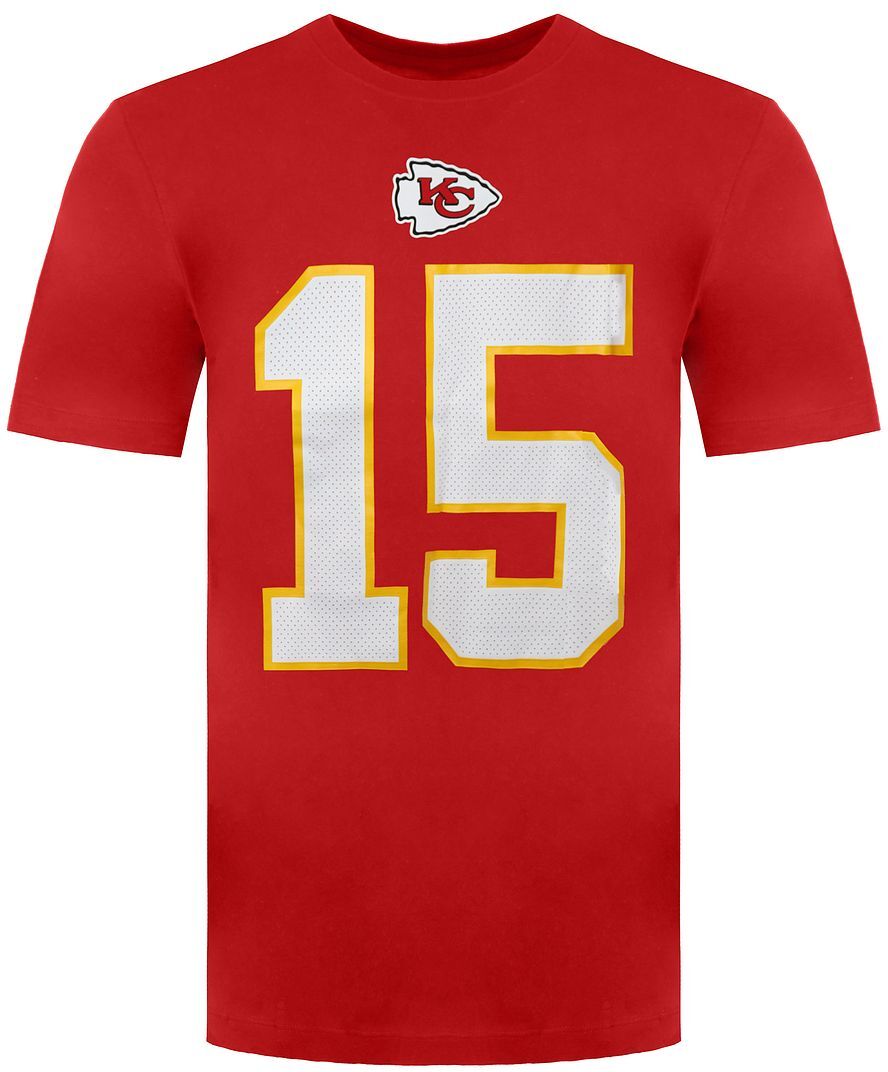 Nike Nfl Kansas City Chiefs Patrick Mahomes Name & Number Mens T-Shirt - Red - Size 2xl
