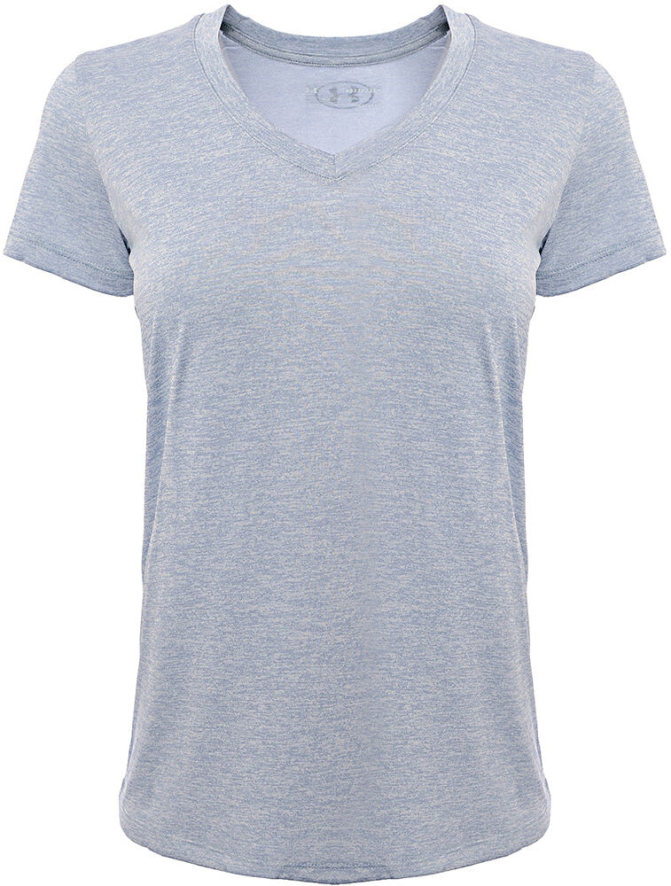Under Armour Womens Training Tech Twist V Neck In Blue - Size X-Small