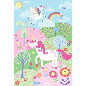 Little Furn Unicorn Wall Mural Pink - One Size Little Furn Unicorn Wall Mural Pink - One Size