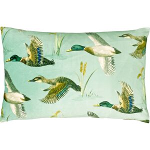 Evans Lichfield Country Duck Pond Rectangular Feather Filled Cushion - Mint - One Size Evans Lichfield Country Duck Pond Rectangular Feather Filled Cushion - Mint - One Size