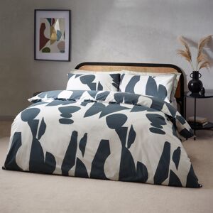 Hoem Meta Abstract Cotton Rich Duvet Cover Set - Blue - Size Super King Hoem Meta Abstract Cotton Rich Duvet Cover Set - Blue - Size Super King