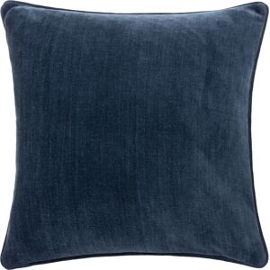 Yard Heavy Chenille Reversible Feather Filled Cushion - Navy - Size 50 Cm X 50 Cm Yard Heavy Chenille Reversible Feather Filled Cushion - Navy - Size 50 Cm X 50 Cm