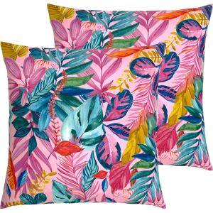 Furn. Psychedelic Jungle Outdoor Cushions (Twin Pack) - Multicolour - One Size Furn. Psychedelic Jungle Outdoor Cushions (Twin Pack) - Multicolour - One Size