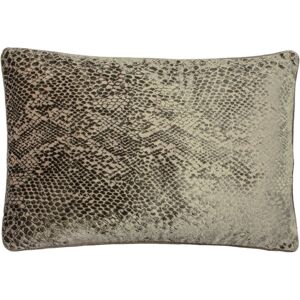 Paoletti Python Snake Piped Cushion Cover - Champagne - One Size Paoletti Python Snake Piped Cushion Cover - Champagne - One Size