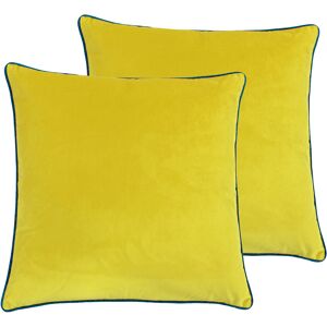 Paoletti - Meridian Cushions - Yellow - 55x55 cm - Cushion cover Paoletti - Meridian Cushions - Yellow - 55x55 cm - Cushion cover