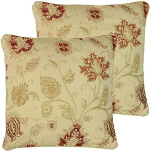 Paoletti Zurich Cushions (Twin Pack) - Beige - One Size Paoletti Zurich Cushions (Twin Pack) - Beige - One Size
