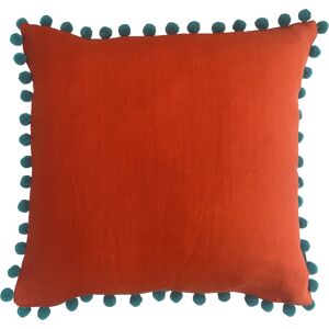 Kate Merritt Paisley Blooms Piped Velvet Cushion Cover - Multicolour - One Size Kate Merritt Paisley Blooms Piped Velvet Cushion Cover - Multicolour - One Size