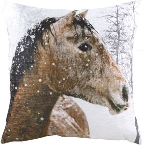 Evans Lichfield Photo Horse Printed Feather Filled Cushion - Multicolour - One Size Evans Lichfield Photo Horse Printed Feather Filled Cushion - Multicolour - One Size