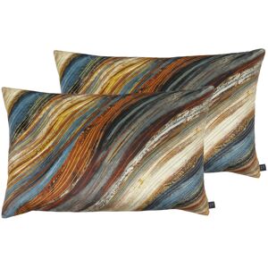 Prestigious Textiles Heartwood Cushions (Twin Pack) - Rust - Size 40cm (W) X 60cm (L) Prestigious Textiles Heartwood Cushions (Twin Pack) - Rust - Size 40cm (W) X 60cm (L)