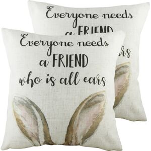 Evans Lichfield All Ears Cushions (Twin Pack) - Multicolour - Size 43 Cm X 43 Cm Evans Lichfield All Ears Cushions (Twin Pack) - Multicolour - Size 43 Cm X 43 Cm